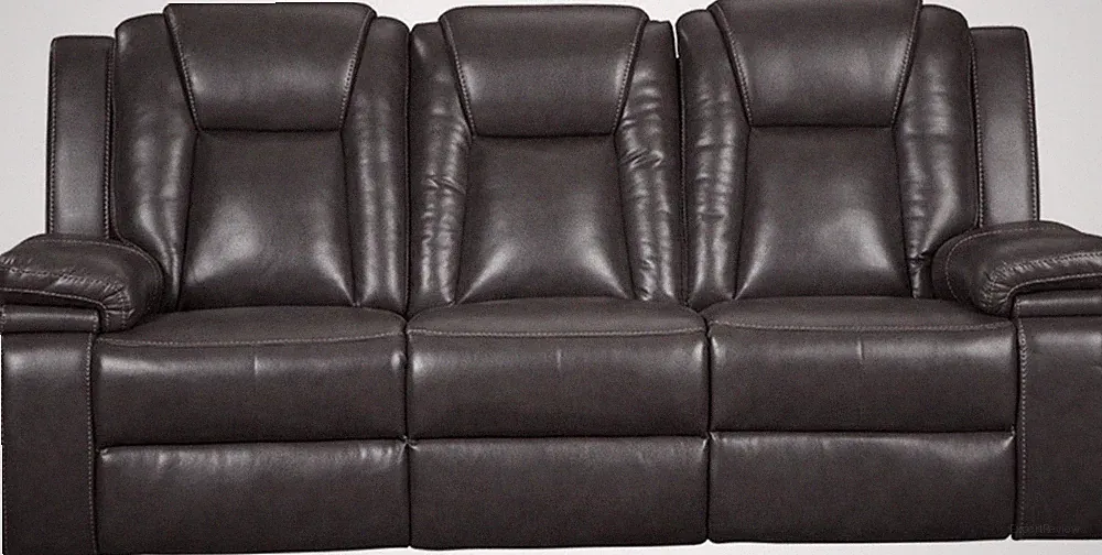 Ashley Garristown Gray Power Reclining Sofa USB duel 1 Touch Power Cord Hookups