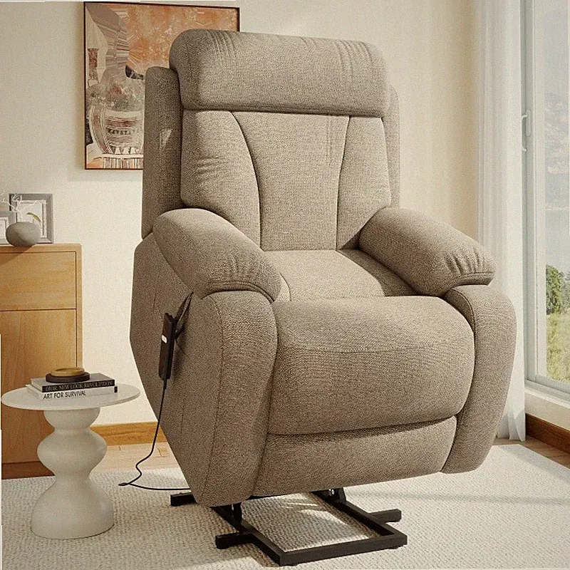 EBELLO Power Lift Recliner Chair with Massage & Heat for Elderly, Large Fabr
