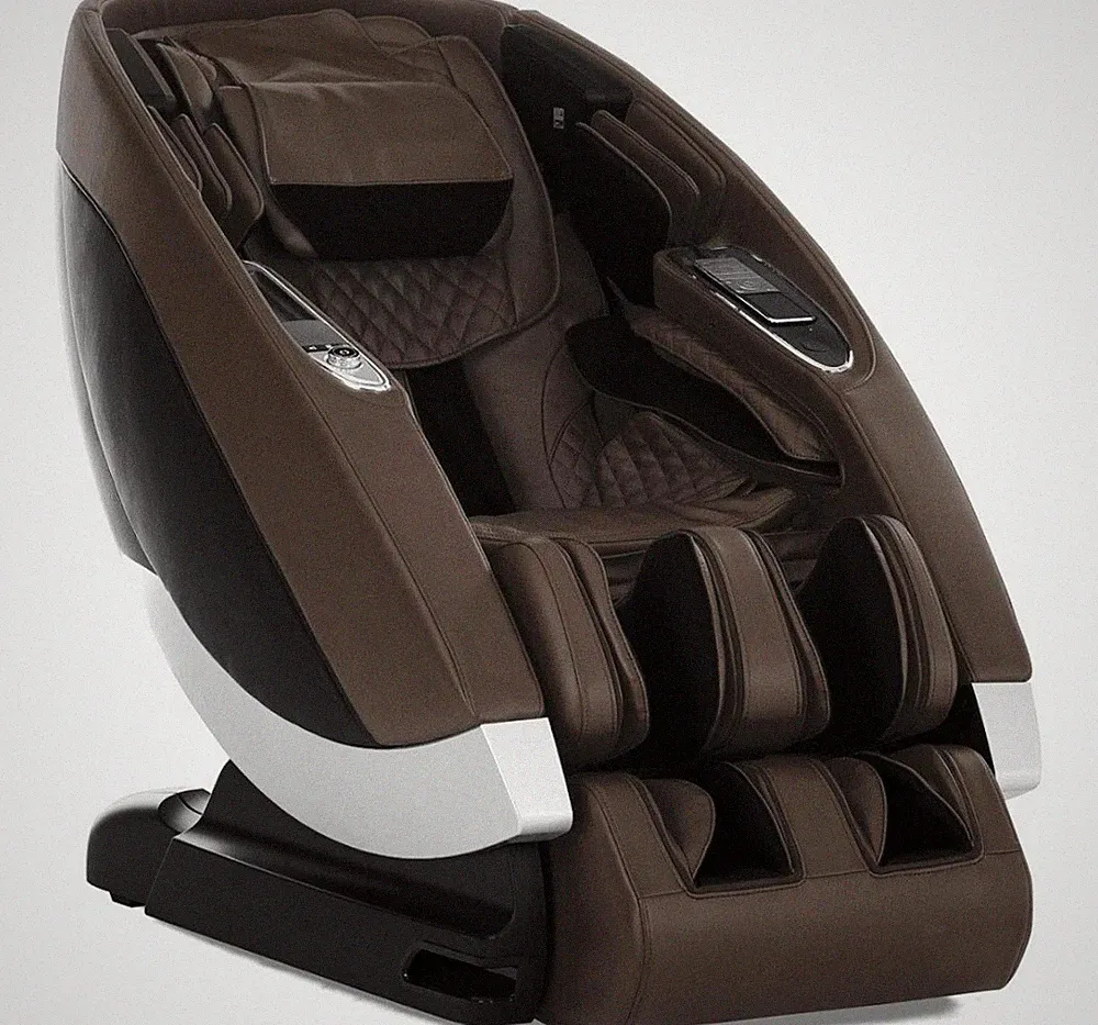 Espresso Brown Human Touch Super Novo Zero Gravity 4D Massage Chair Recliner