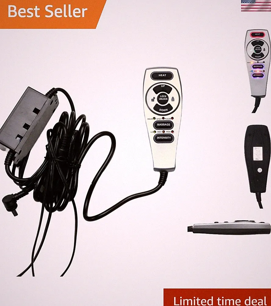 HC 7051 SW3 Replacement Recliner Remote with Heat & Massage Features